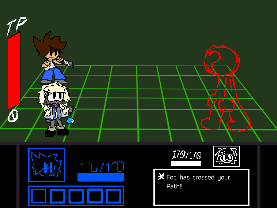 Battle encounter (cred: xxgolfwangweebxx)